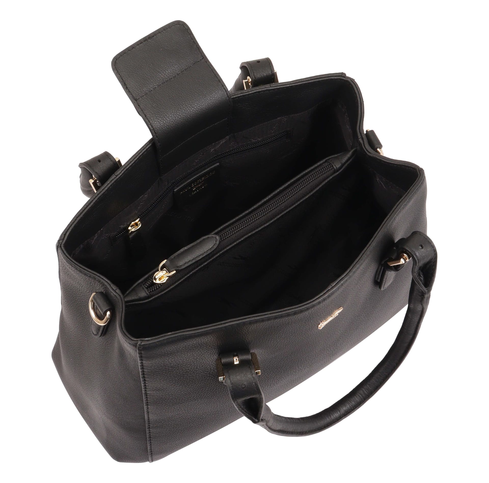 Paul Costelloe Paul Costelloe Women's DV01 Leather Multi Way Bag in Black - 4