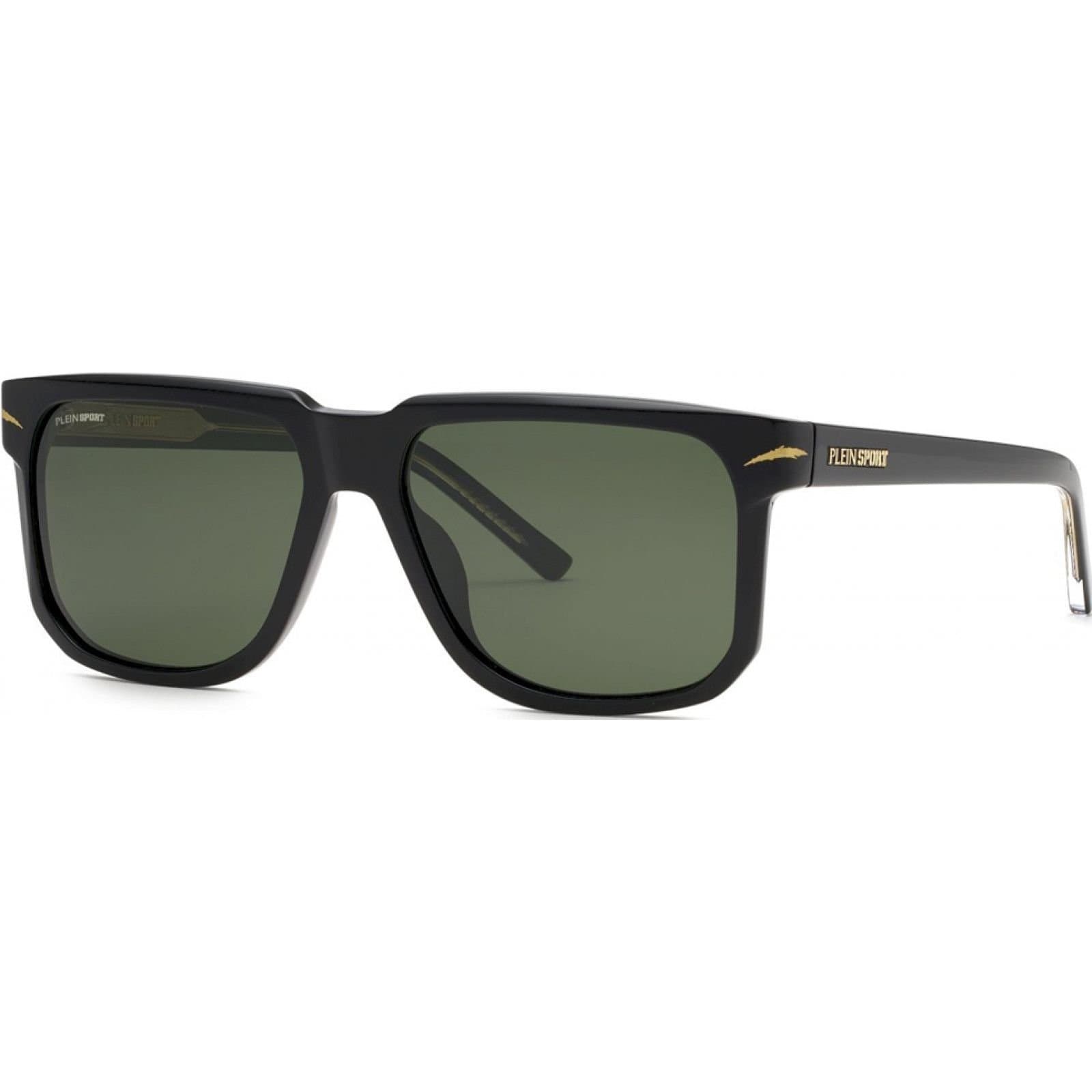 Plein Sport Plein Sport Men's SSP037-59700P Square/Rectangle Sunglasses in Black