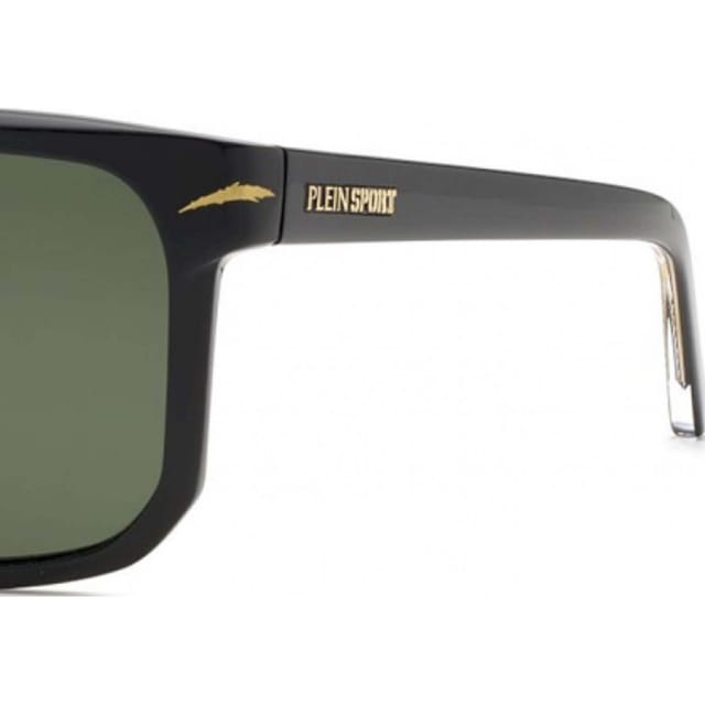 Plein Sport Plein Sport Men's SSP037-59700P Square/Rectangle Sunglasses in Black - 2
