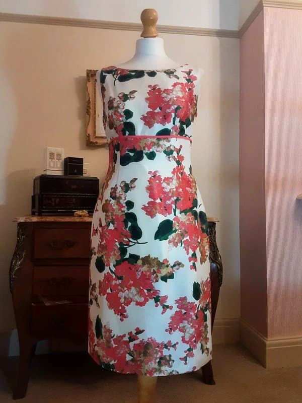 Hobbs Hobbs pure silk occasion dress 10