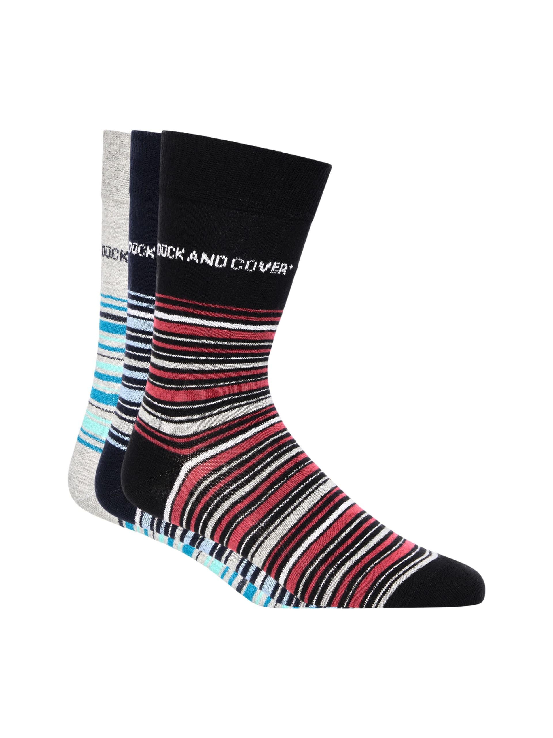Duck&Cover Duck&Cover Men's Bilkons Socks 3 Pack