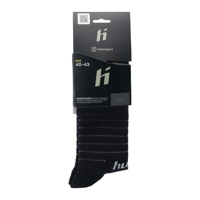 Huari Huari Men's Lony Football Socks in Black - 3
