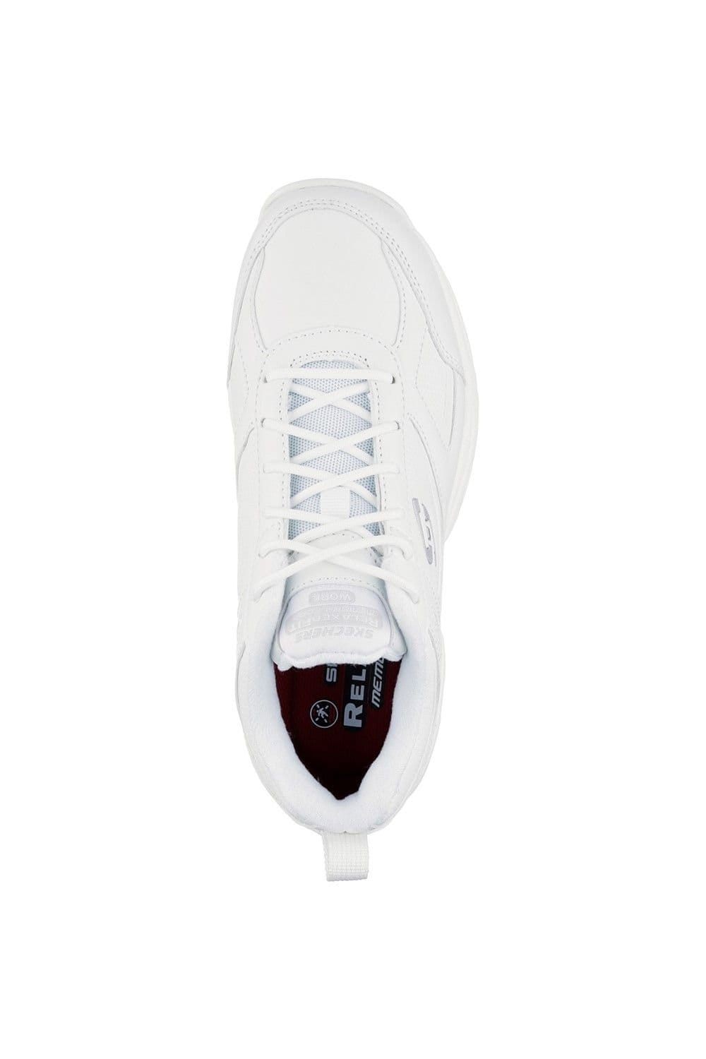 Skechers Skechers Women's Work Relaxed Fit: Dighton - Bricelyn SR Safety Shoe in White - 4