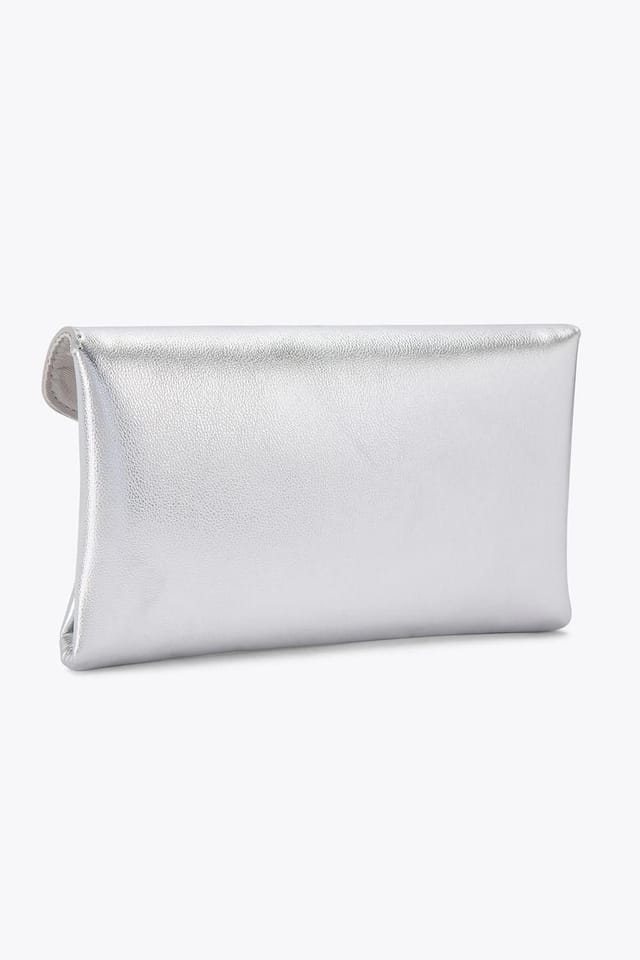 Carvela Carvela Women's 'Megan Envelope Clutch' Bag in Silver - 3