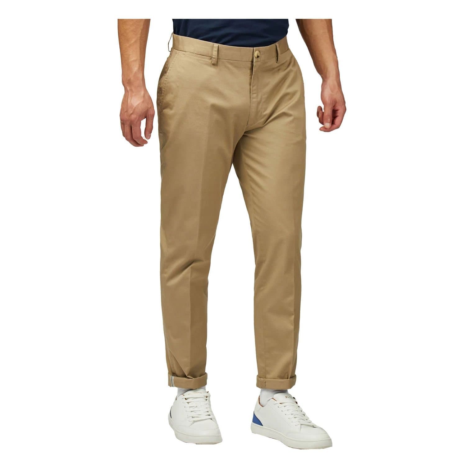Ben Sherman Ben Sherman Men's Signature Stretch Slim Chinos in Stone