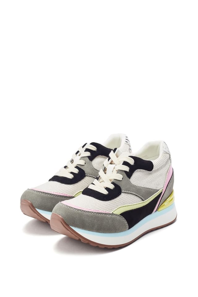 Moda In Pelle Moda In Pelle Women's 'Reo' Textile Trainers in Grey - 2