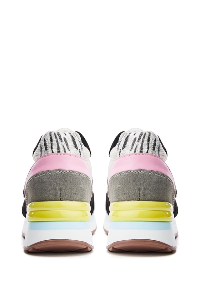Moda In Pelle Moda In Pelle Women's 'Reo' Textile Trainers in Grey - 3