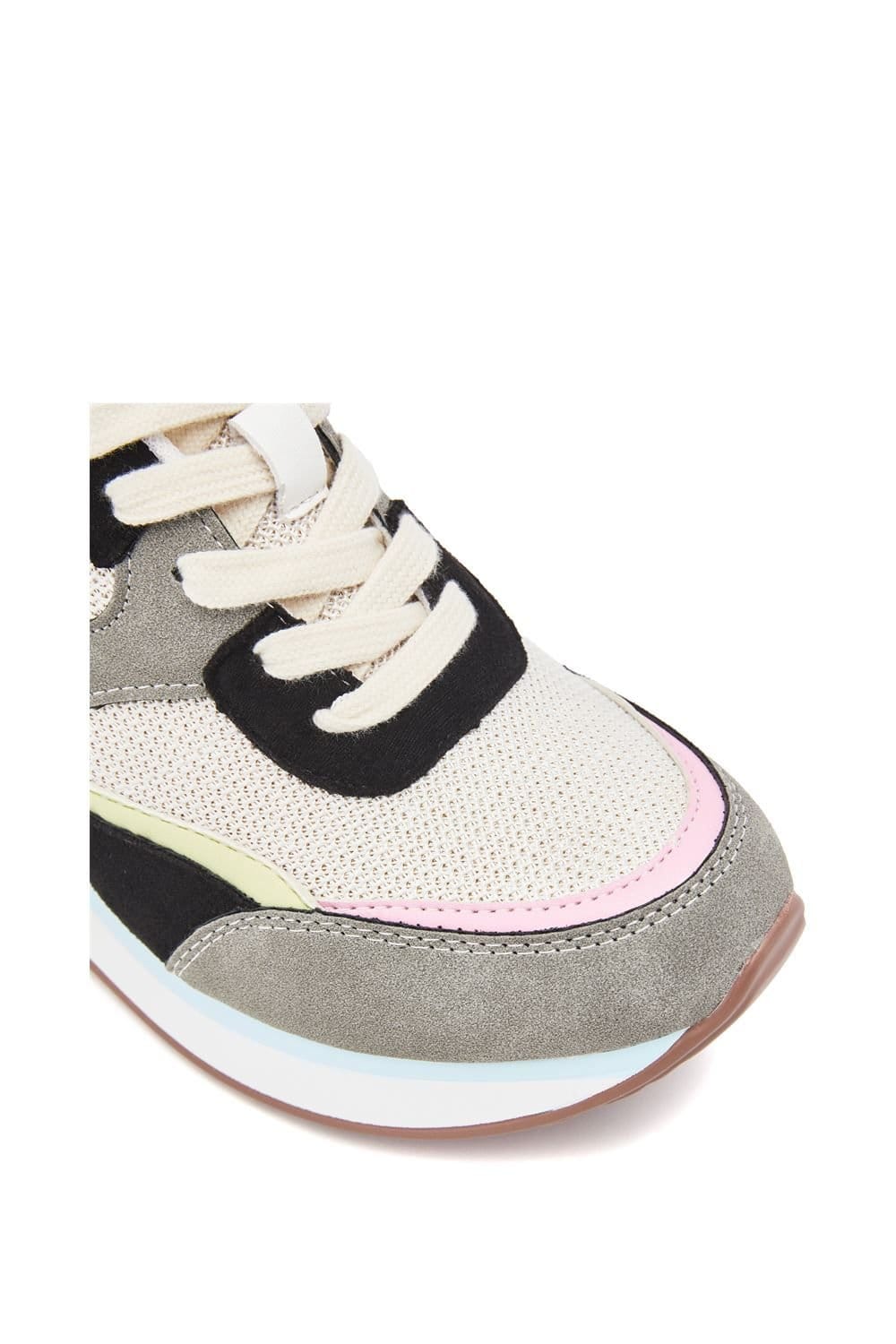 Moda In Pelle Moda In Pelle Women's 'Reo' Textile Trainers in Grey - 4