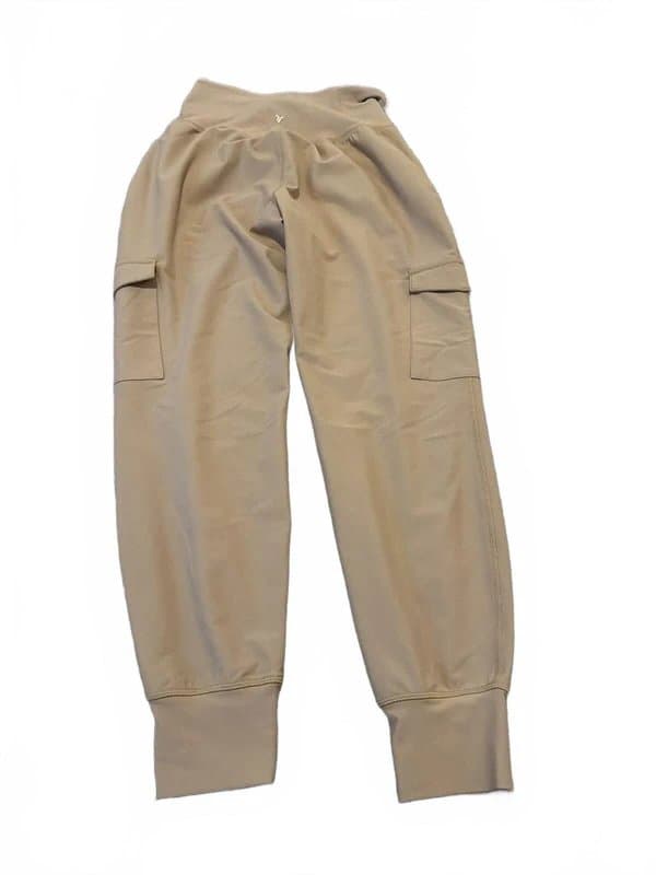 Old Navy Old Navy Womens High Rise Leggings S - Activewear Beige Cargo Pockets