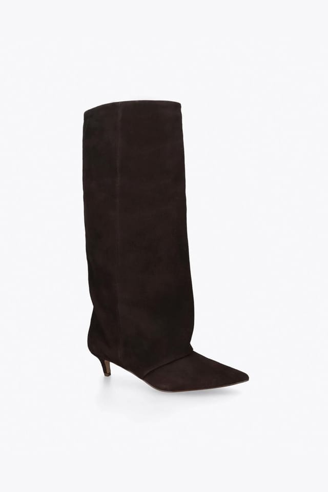 Steve Madden STEVE MADDEN Women's 'Luca Dark Brown Suede' Suede Boots - 2