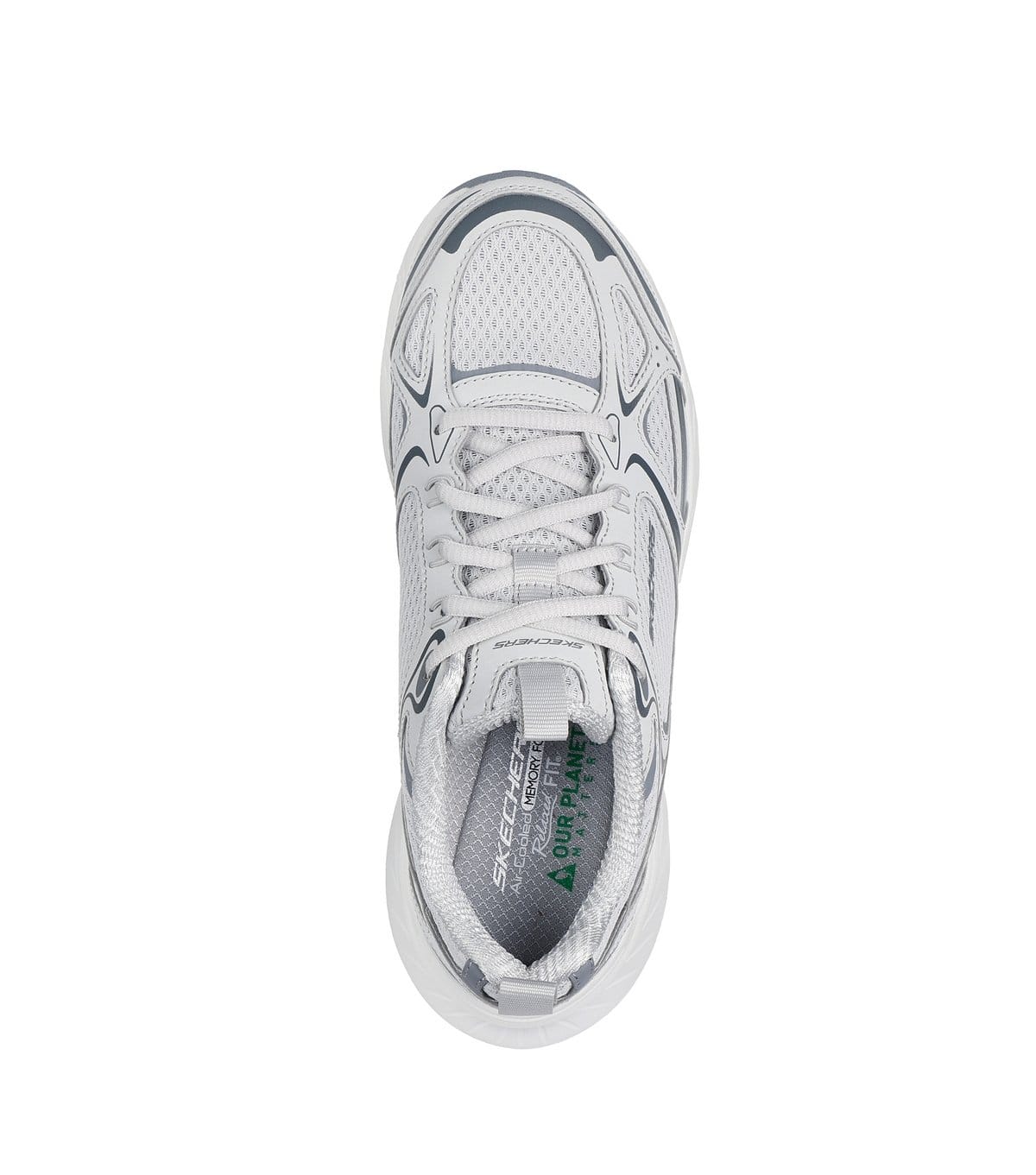 Skechers Women's Grey Edgeridge Mesh Trainers Skechers New Look - 4