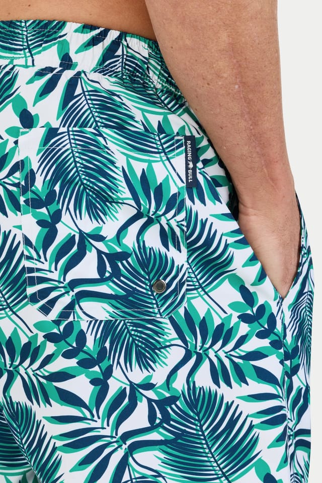 raging bull Raging Bull Men's Hawaiian Patterned Swim Short - 3