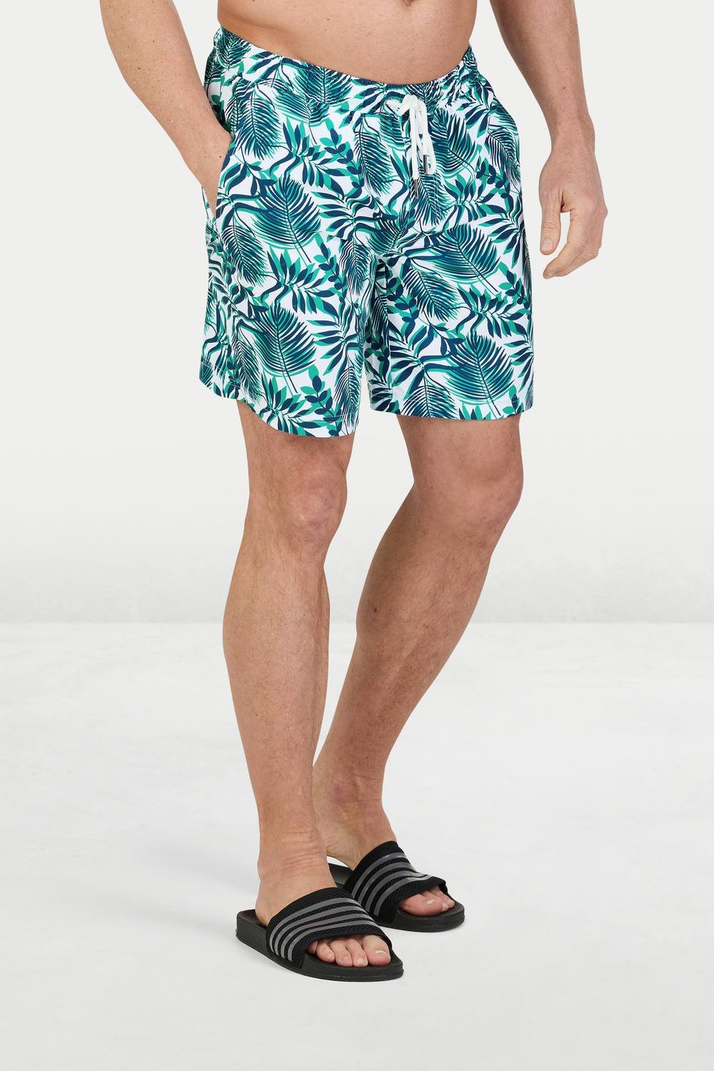 raging bull Raging Bull Men's Hawaiian Patterned Swim Short - 4