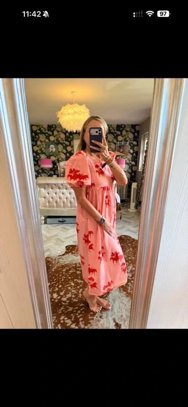 Never Fully Dressed Never Fully Dressed cotton dress with open back size 10