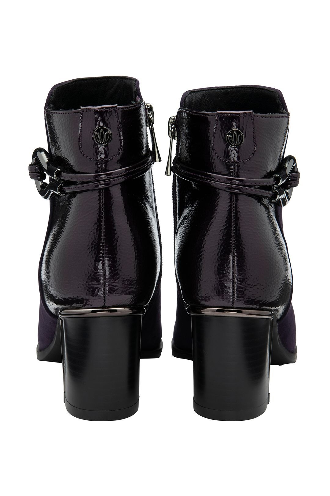 Lotus Lotus Women's 'Ebony' Heeled Ankle Boots in Purple - 3