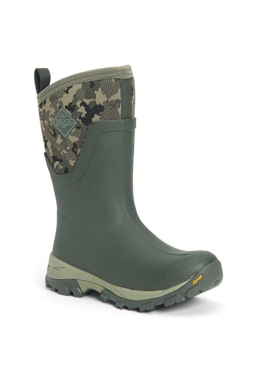 Muck Boots Muck Boots Women's 'Arctic Ice Mid' Wellingtons in Dark Green