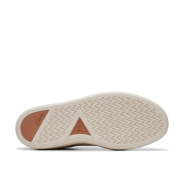 Clarks Clarks Men's Craft Swift White Leather Trainers - 3