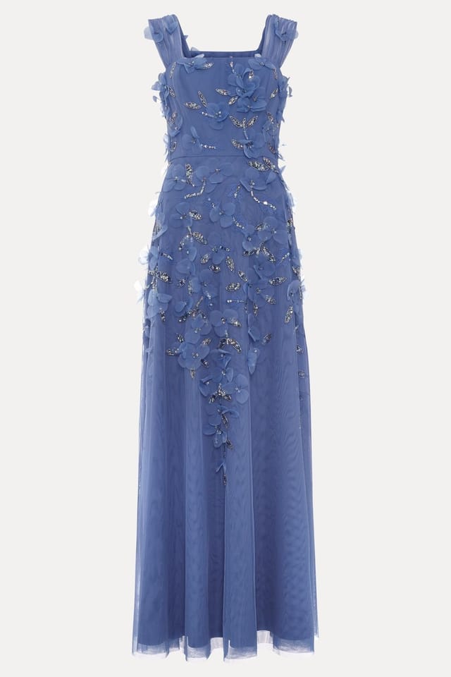 Phase Eight Phase Eight Women's Azera Blue Dress in Mid Blue - 2