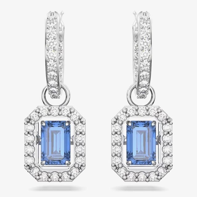 Swarovski Swarovski Women's Millenia Pendant Hoop Earrings 5619500 in Silver - 2