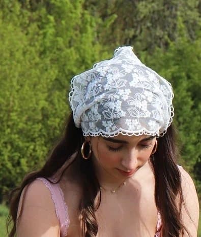 New Look New Look lace head scarf