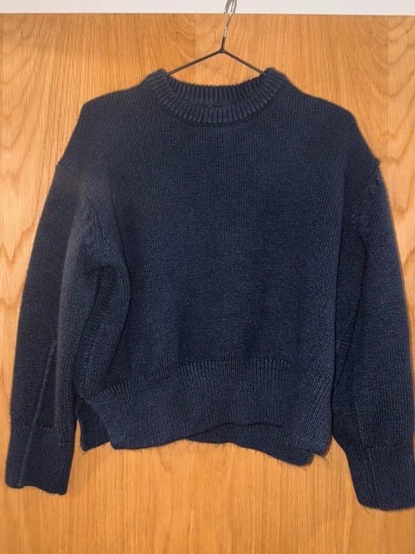 ASOS Navy Slit Side Jumper