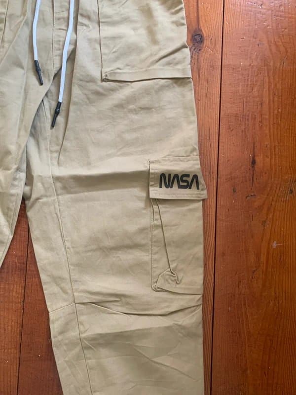 Shein Khaki combat cargo trousers