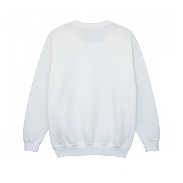 Powerpuff Girls Powerpuff Girls Men's Bold Brave Strong Sweatshirt in White - 2
