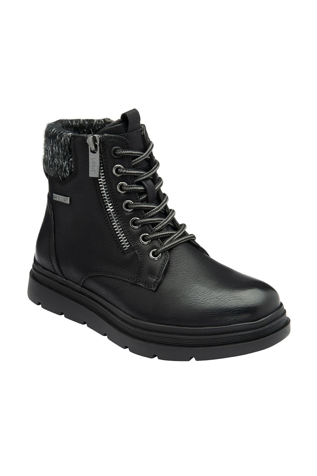 Lotus Lotus Women's 'Saundra' Zip-Up Ankle Boots in Black