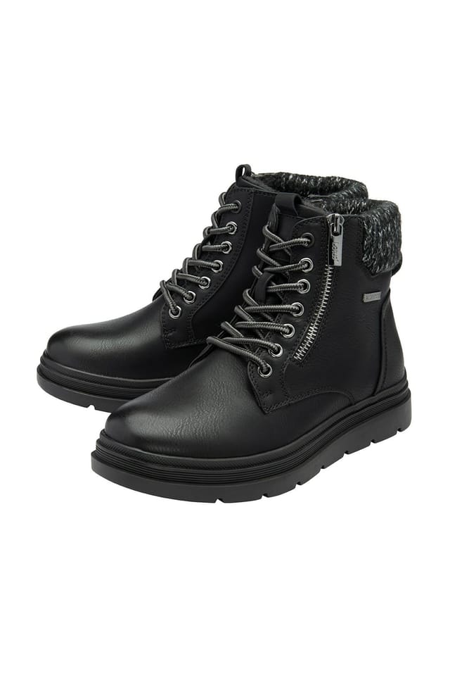 Lotus Lotus Women's 'Saundra' Zip-Up Ankle Boots in Black - 2