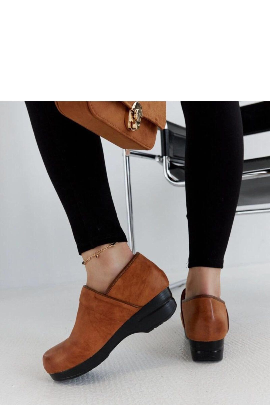 Love Lace Love Lace Women's Half Shoes Platform Loafers Slip On for Fall Winter in Brown - 4