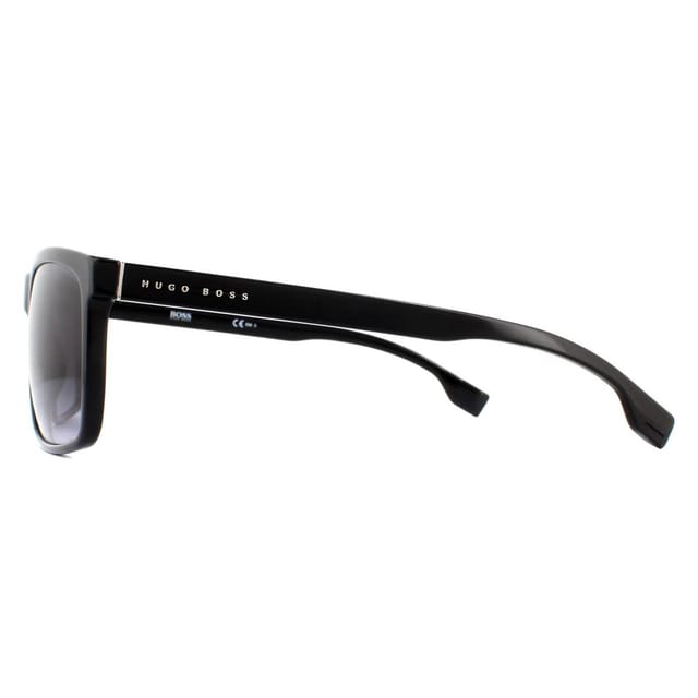 Hugo Boss Hugo Boss Men's Rectangle Black Grey Sunglasses - 3