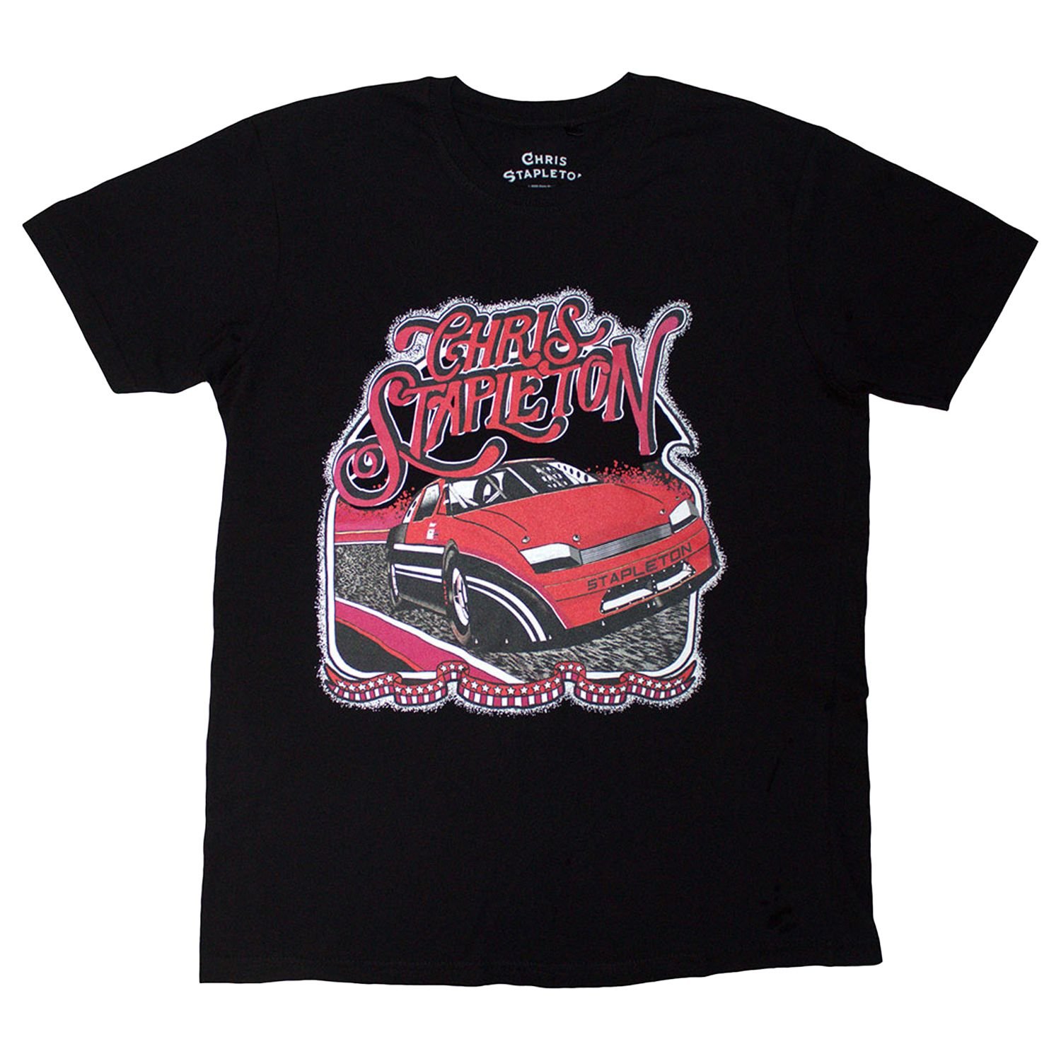 Chris Stapleton Chris Stapleton Men's Car T-Shirt in Black - 2