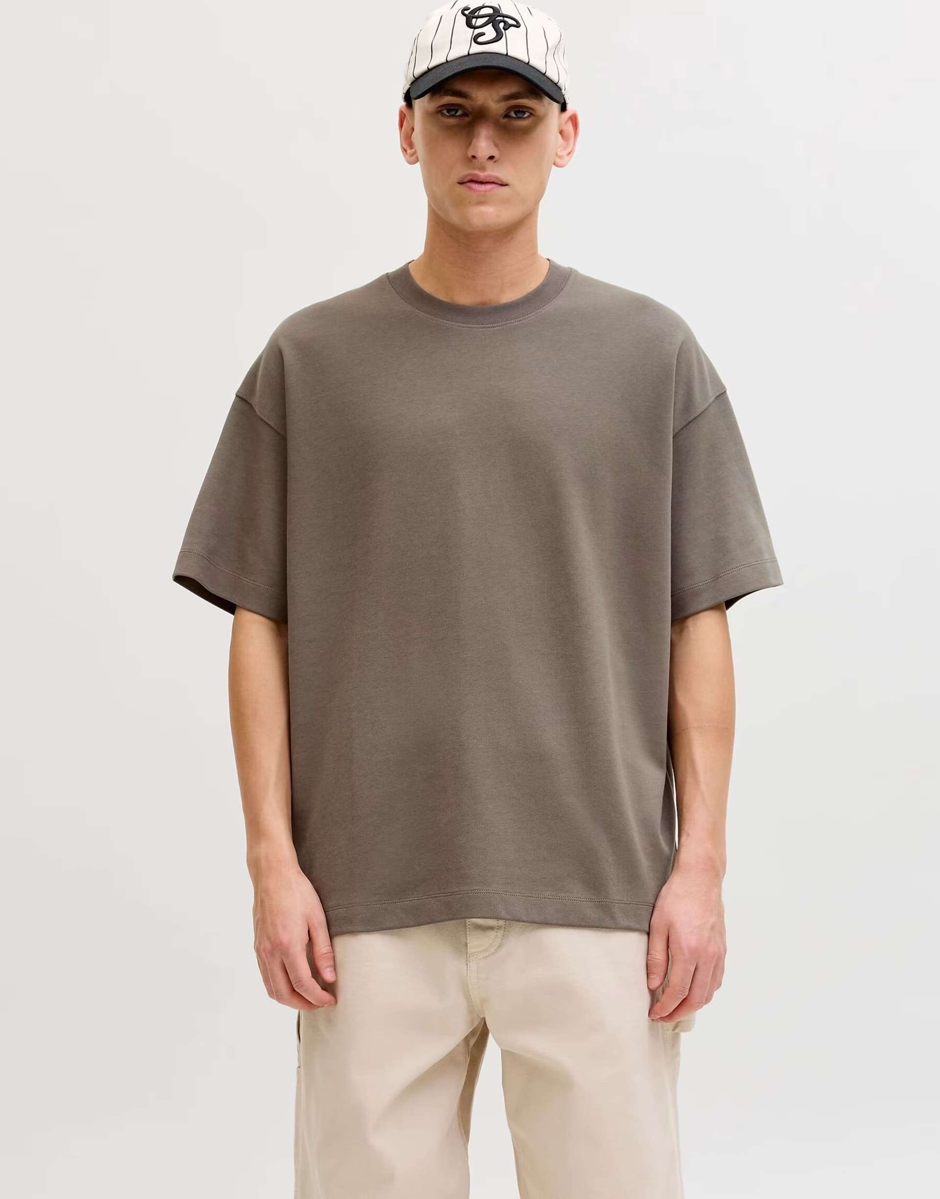 ASOS Jack & Jones T-shirt in morel