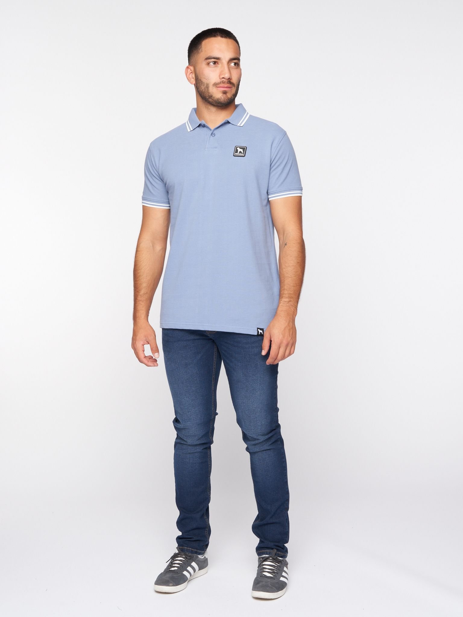 One True Saxon One True Saxon Men's Dexon Polo in Blue - 3