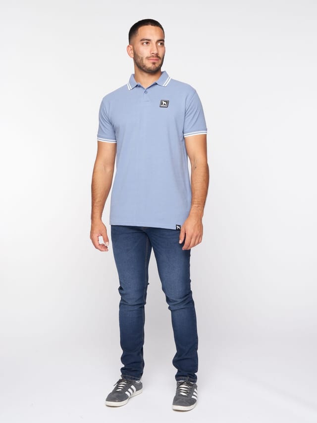 One True Saxon One True Saxon Men's Dexon Polo in Blue - 3
