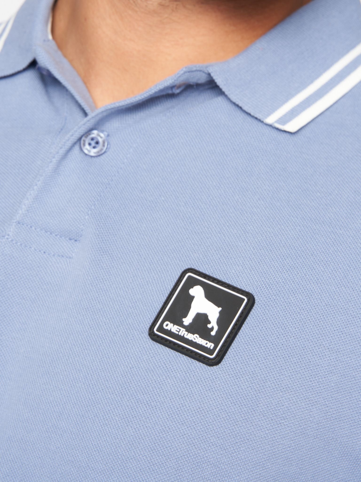 One True Saxon One True Saxon Men's Dexon Polo in Blue - 4