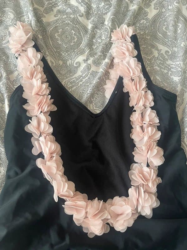 New Look Floral Scoop Back Swimsuit