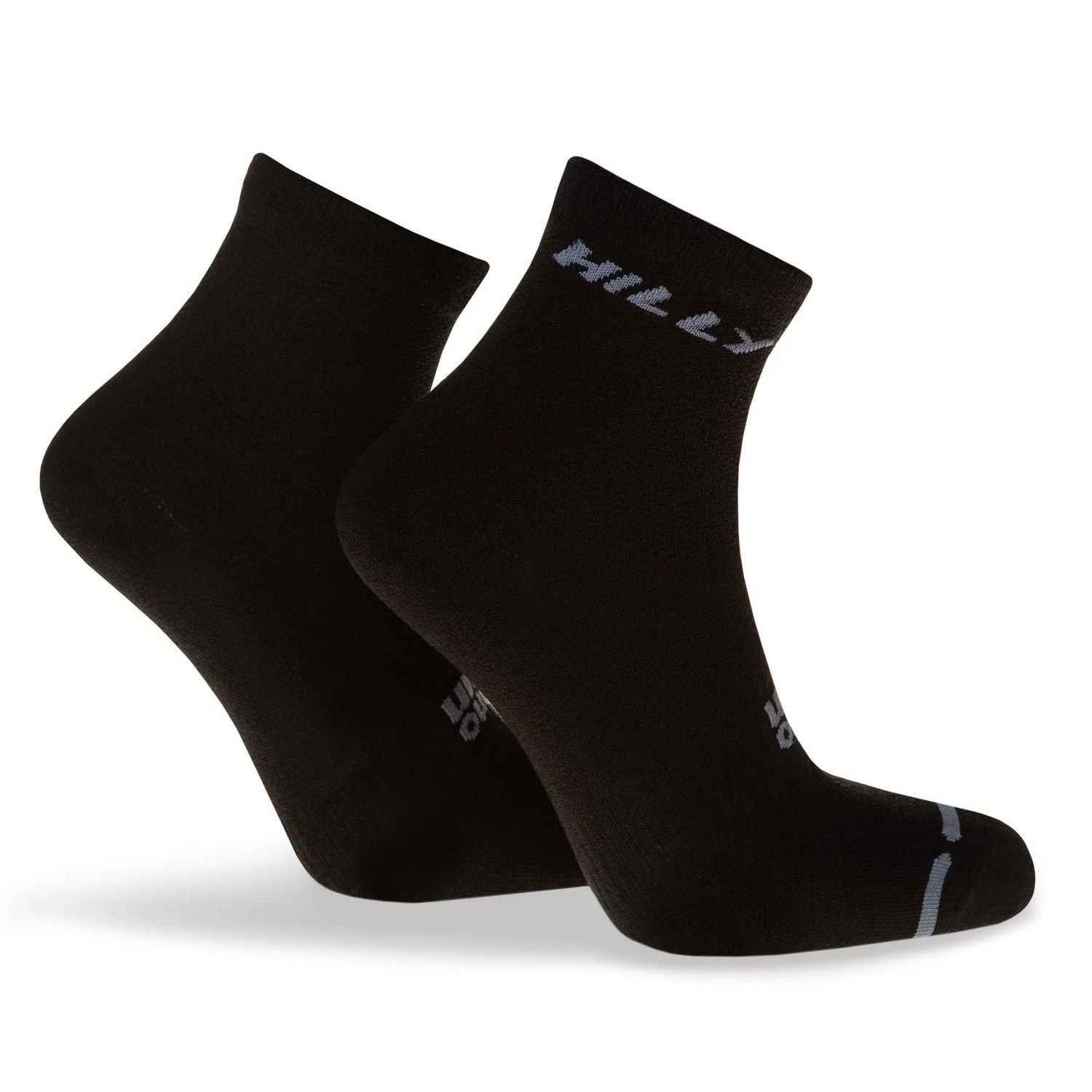 Hilly Hilly Men's Active Ankle Socks in Black - 2