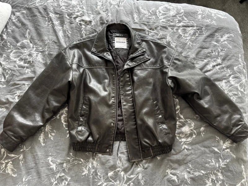 Bershka Bershka faux leather jacket