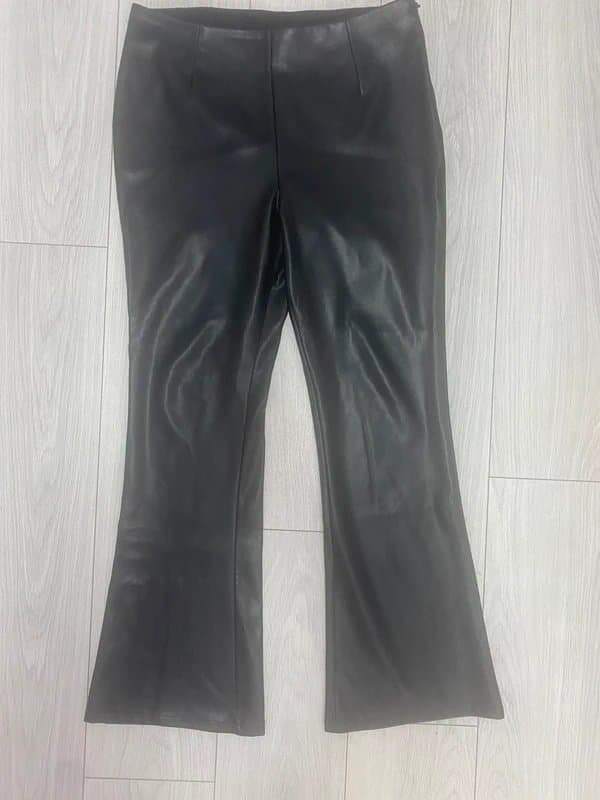 ASOS Design ASOS design faux leather flared trousers