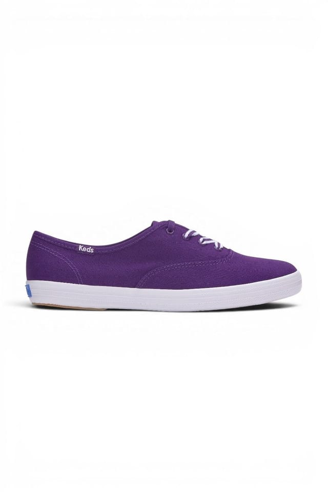 keds Keds Women's Champion Originals Canvas Lace-Up in Purple - 2