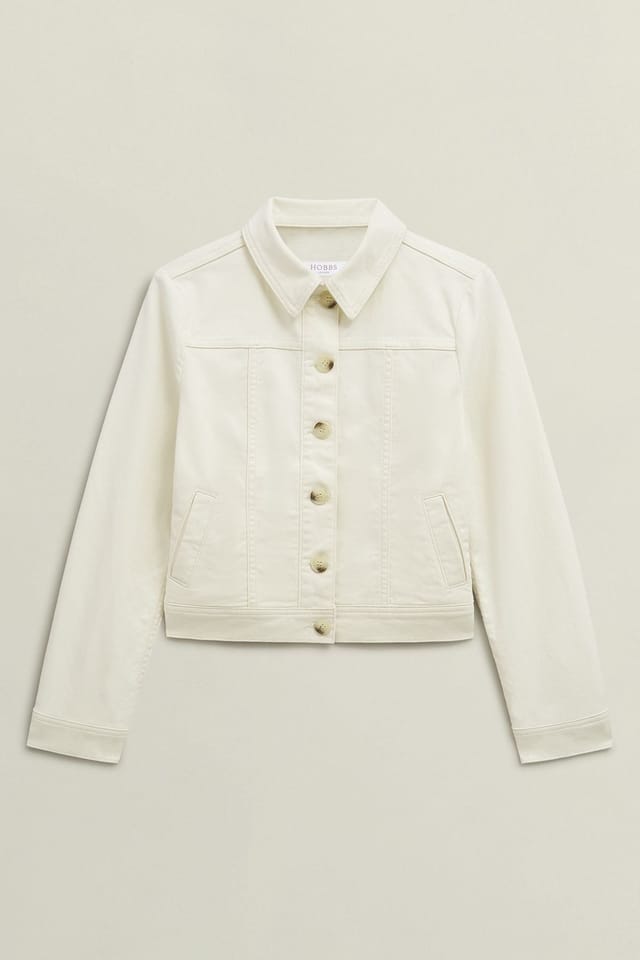 Hobbs London Hobbs London Women's Selborne Jacket in Off-White - 2
