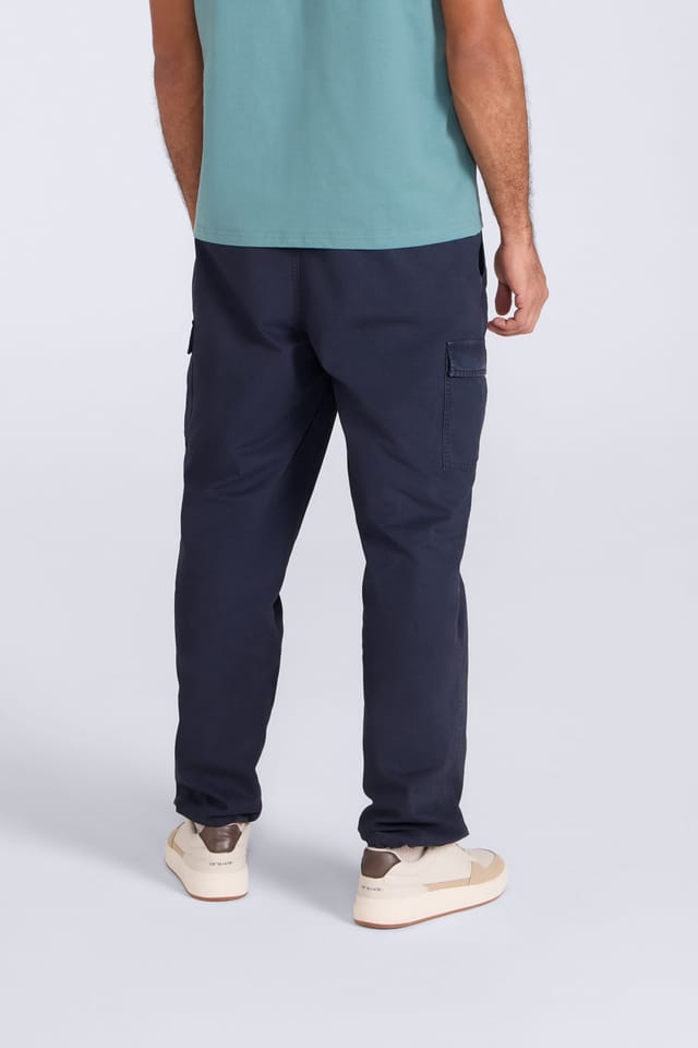 Animal Animal Men's 'Melbourne' Lightweight Casual Comfortable Multipocketed Cargo Trouser in Navy - 3