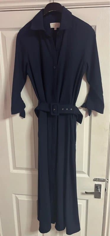 Dancing Leopard Dancing leopard 12-14 plunge maxi wedding party holiday work dress same day post