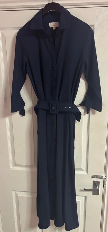 Dancing Leopard Dancing leopard 12-14 plunge maxi wedding party holiday work dress same day post - 1