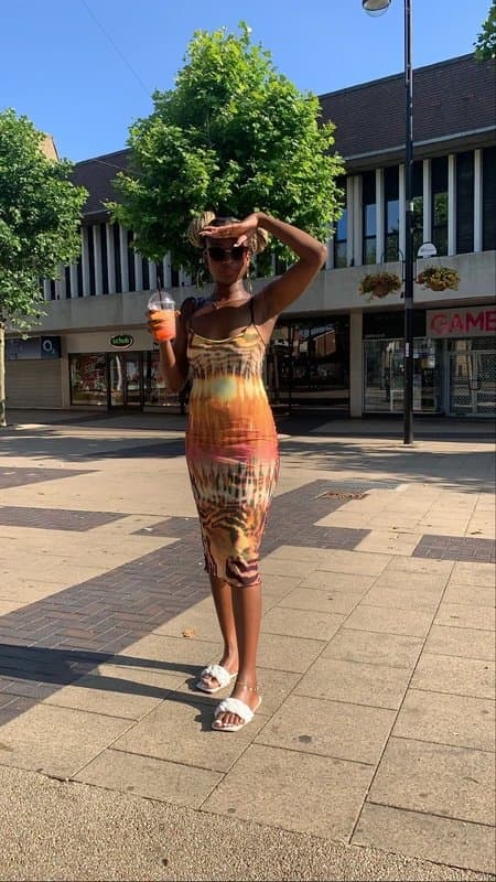 Bershka bershka strappy tulle midi dress