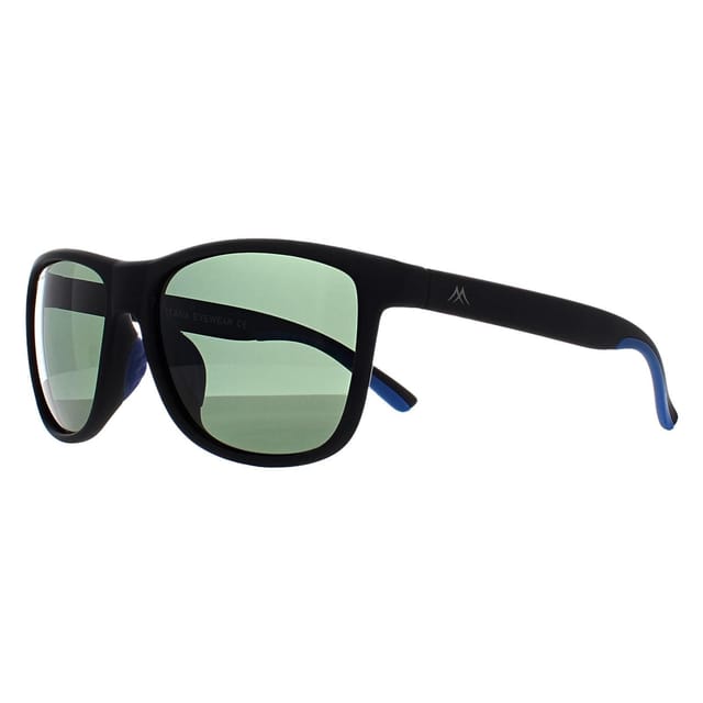 montana montana Men's Rectangle Black Blue G15 Polarized MP199 - 2
