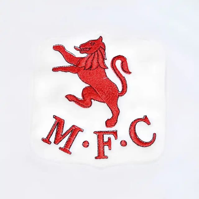 Millwall Millwall Men's Mens Retro 1940 Away Football Shirt in White - 2