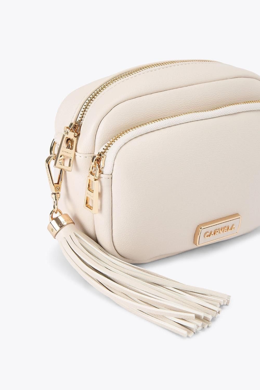 Carvela Carvela Women's 'Como Crossbody 2' Bag in Cream - 4