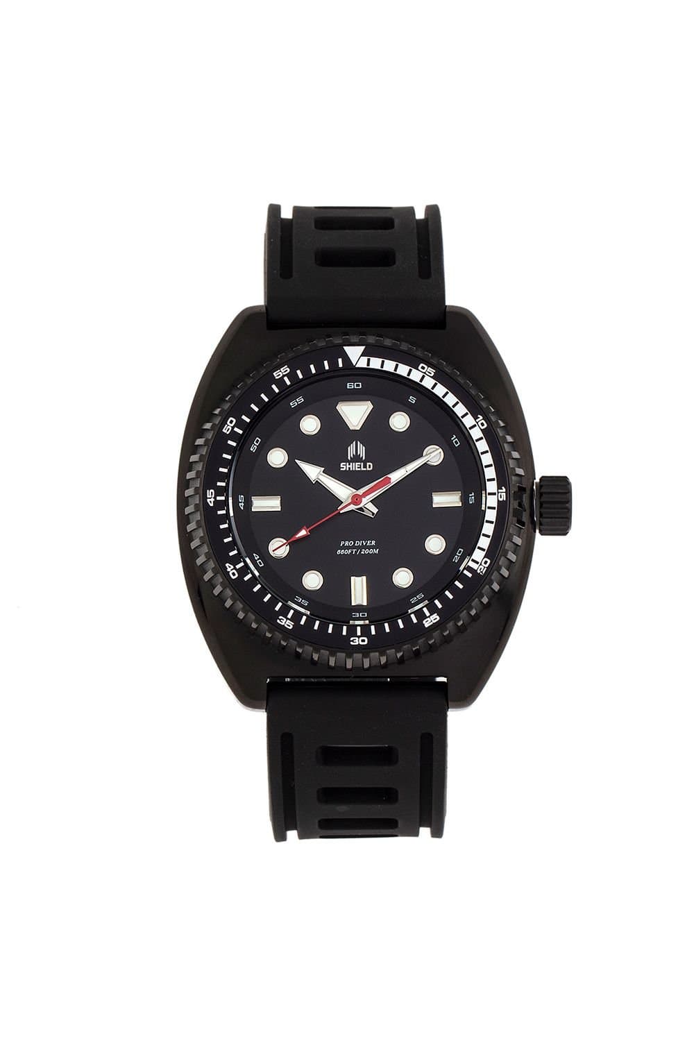 Shield Shield Dreyer Men's Diver Strap Watch in Black
